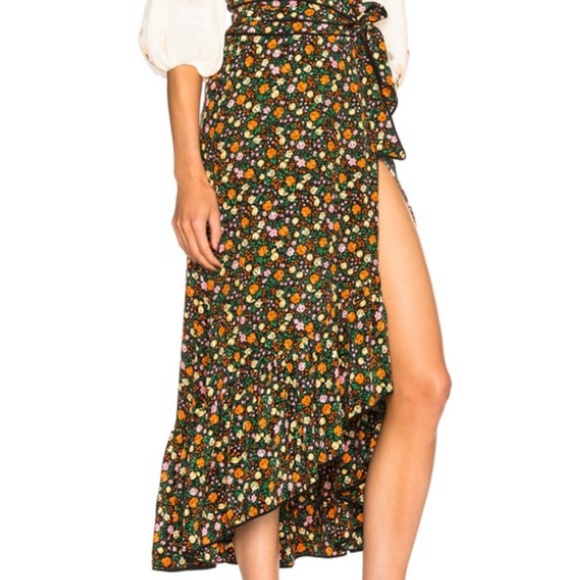 Silk Joycedale Ganni Wrap Skirt - Picture 6 of 6